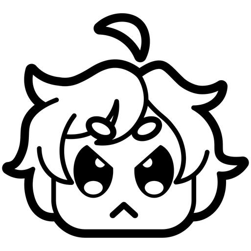 Secondary logo (Angry) for the Arthur Draws Stuff brand