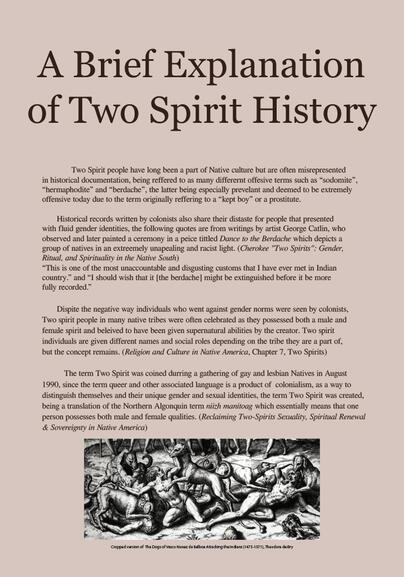 A Brief Explanation of Two Spirit History